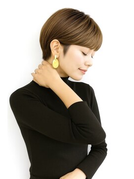 ☆お客様スタイル☆【艶カラーショート／二俣川／二俣川駅】