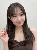 透明感カラー×似合わせレイヤーカット