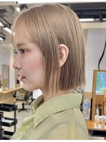 サンドパールス 仙台店(sand PALCE) 髪質改善/大人ガーリー/似合わせカット/ショートボブ前髪/仙台
