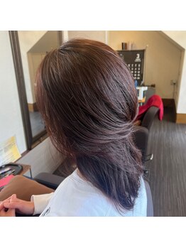 アンジュリッチ(Ange Rich)の写真/髪と頭皮に優しい抗酸化カラーで、白髪をカバーし綺麗なツヤ髪へ。大人女性の髪を綺麗に成長させます♪