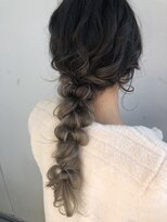 プラグ ヘアーデザイン 大名店(PLUG hair design) 編み下ろし