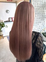 ヘアー アレス(hair ales)&nbsp;ピンクベージュ/ブリーチカラー/ピンクカラー/