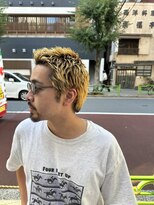 アーカイブトウキョウバーバーショップ 東京駅グランスタ八重洲店(Archive Tokyo) 東京駅/八重洲/理容室/メンズサロン/金髪スパイキーショート