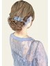 ★リボン・アクセお任せヘアアレンジ ¥4200→¥3900