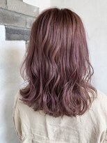 アルモヘアヴォーグ 静岡(ALMO hair VOGUE)&nbsp;【ＡＬＭＯ】ふんわり可愛いくすみピンクベージュ
