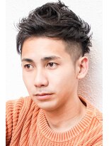 モニカ 西宮北口(Monica)&nbsp;ビジネス流行モテ髪サイドパート黒髪アップバングイケメン七三