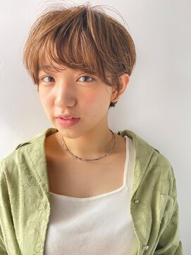 ヴェルダ 池袋店(verda) 耳掛けショート×ナチュラルオレンジ◎ Yamamoto