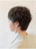 おしゃれショート☆パーマスタイル☆ブラウンカラー