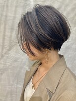 マハナ(Mahana by hair)&nbsp;20代30代40代丸みくびれ前下がりショートボブ大人ショート
