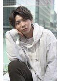 (joemi 新宿)センターパート ナチュラルパーマ マッシュ 近江