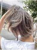 クシャッと。グラデーションハイライト