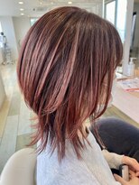 ヘアークラフト アニー 南郷18丁目店(HAIR CRAFT Annie) ウルフ♪ピンクレッドカラー