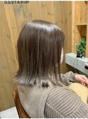 20代30代40代小顔ひし形前下がりショートボブ