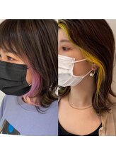 明るさポイントのオシャレ求める方にも！インナーカラーがオススメ♪