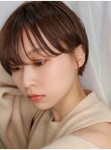 【ハシムラ】#マッシュショート#こなれ感#ミルクチョコレート1