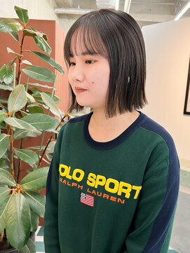 ノエ(noe) 切りっぱなしオリーブグレージュ