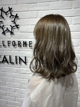 ヘア スパ ビューティー エールフォルム(HAIR SPA BEAUTY YELLFORME) 透明感オリーブグレージュ