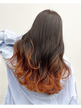 アライブ キチジョウジ(ALIVE Kichijoji) 【ALIVE吉祥寺】オレンジブラウングラデーションカラー