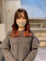 ココモ(KOKOMO) インナーカラー/コーラルピンク