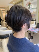 アッシュ 仙川店(Ash)&nbsp;40代50代60代頭の形が綺麗に見える骨格補正カット　ショートボブ