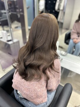 ペレ 栄店(PELE) ブリーチなしダブルカラー/美髪/ピンクブラウン/栄