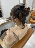 結婚式ヘアセット二次会パーティーヘアデートヘア成人式