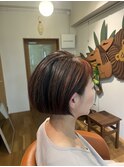 ヘナカラー ボブ