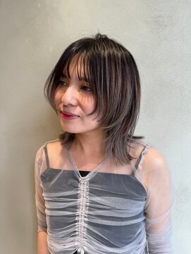 ニュートン(NEWTON) マッシュウルフ20代30代髪質改善ハイライトインナーカラー立川