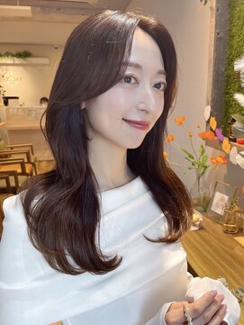 アフロート ディル(AFLOAT D'L) みきな顔タイプ診断エレガント似合わせカット大人ヘアくびれ韓国