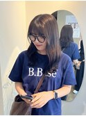 透明感カラー グレージュ