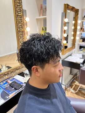 コワファースト  させぼ五番街店(COIFF1RST) 短髪アップバング×ツイスパ☆