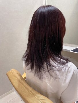 ネウィ 大分中央町店(newi) 【TATSU】@tatsu.nunber☆かわいいディープレッドカラー☆