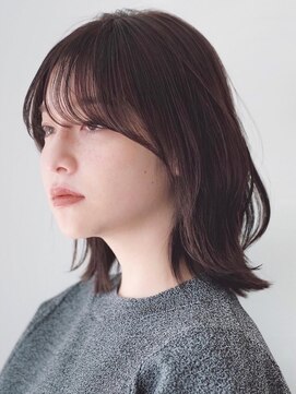 ガーデンヨコハマエスト(GARDEN YOKOHAMA est) イメチェン　外ハネボブ　美髪　ワイドバング　ミディアム　艶