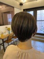 グッデイ ヘアー(GOOD DAY HAIR) 【GOOD DAY HAIR】ショート バレイヤージュ ケアブリーチ