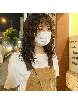 ボアップ(boappu) #パーマ#セミロング