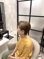 イーズ バイ インス(Yeeee.s by INCE)&nbsp;白髪ぼかし/白髪改善カラー/ショート/透明感カラー/脱白髪染め