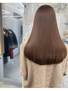 ネウィ 天王寺(newi) こっくりブラウン&酸性ストレート