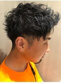 ツイストスパイラルパーマ/スパイキーショート/ツーブロック