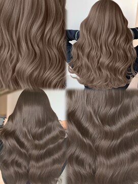 アマトウキョウスマートサロン(AMA TOKYO×Smart Salon) ヘーゼルベージュ　ブリーチなし　レイヤーカット　海外風
