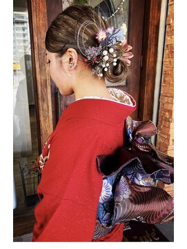 グランジュテ(grandjute) ヘアセット 成人式 メイク 着付け まつげパーマ 那覇