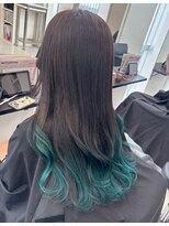 アライブ ハラジュク(ALIVE harajuku)&nbsp;【ALIVE 夕貴】グリーングラデーションカラー