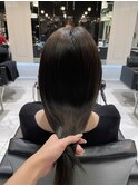 【ブリーチなしで叶う透明感大人グレージュ】