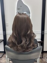 ロア 熊本(LOA)&nbsp;コテ巻き風パーマ　32ミリ風低め