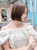 Lond clair 川崎/髪質改善/ショート/ボブ/レイヤーカット【ロンド クレール】&nbsp;グレーブラウン似合わせカット/ミニボブレイヤー/ダークアッシュ