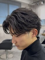 ビカムメンズヘアー 栄店(become men's hair) フェザーパーマ/フェザーショート/名古屋/栄
