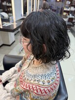 デラメアウープウープ(de.la.mair woop woop)&nbsp;ショートボブ　パーマ