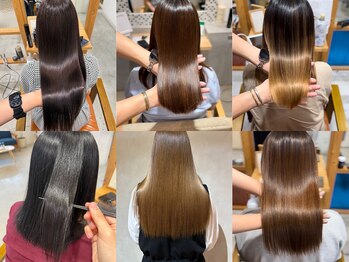 ジジ 栃木本店(Gigi)の写真/話題のつるりんちょ！オーダーメイド髪質改善縮毛矯正で柔らかさと圧倒的なツヤ髪へ（40文字）