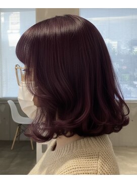 ノア ヘアメイク(Noa hair make) イメチェン/ピンクベージュ/前髪/レイヤー/ボブ