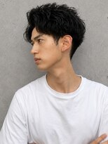 エストアール フクオカ 福岡博多店(est-r. Fukuoka)&nbsp;センターパート/ツイストスパイラルパーマ/メンズヘア/博多