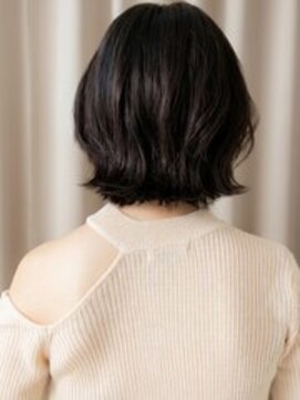 カバーヘア ブリス 川口(COVER HAIR bliss) 黒髪クラゲヘアウルフカットハンサムショートボブ20代30代W川口